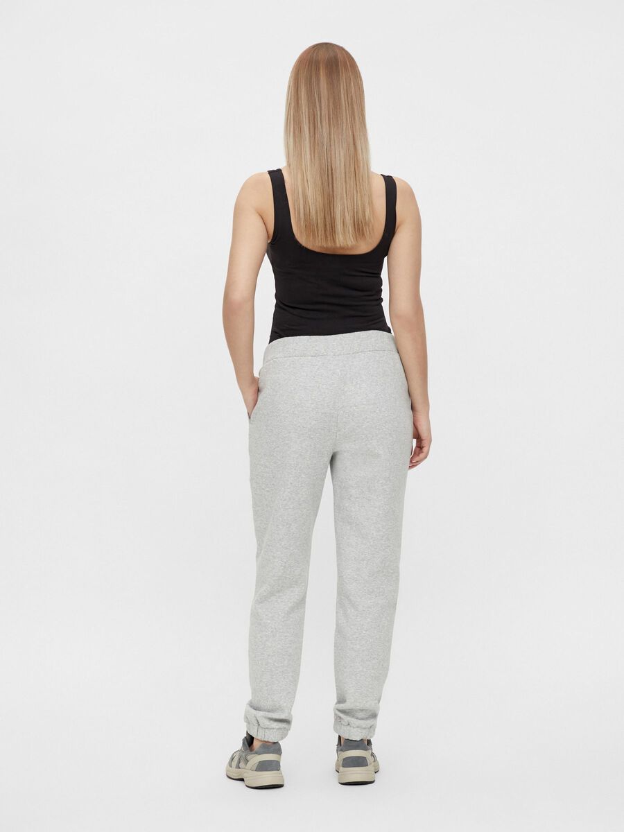 Mama.licious MATERNITY-TROUSERS SWEATPANTS, Light Grey Melange, highres - 20013439_LightGreyMelange_004.jpg