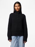 Pieces PCMIRA HALF-ZIP JUMPER, Black, highres - 17154377_Black_003.jpg