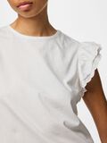 Product image thumbnail - PCPANDRIA EMBROIDRY  TOP, Bright White | 4
