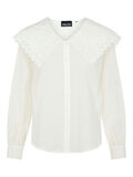 Pieces CAMICIA A MANICHE LUNGHE, Bright White, highres - 17116983_BrightWhite_001.jpg