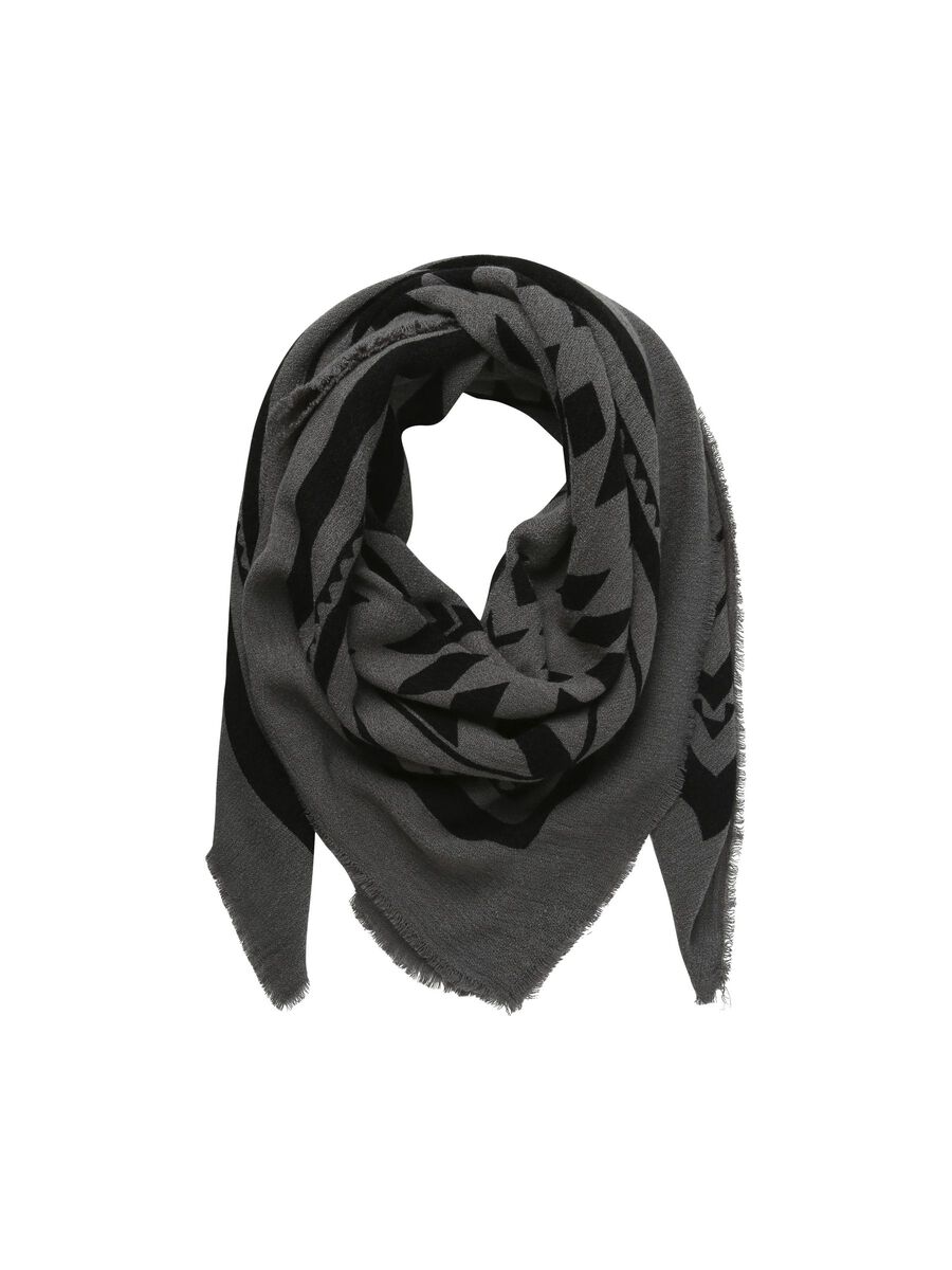 Pieces PRINTED SQUARE SCARF, Castlerock, highres - 17100798_Castlerock_001.jpg