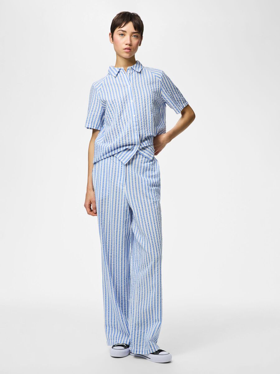 Carousel image - PCSTINNA SHORT SLEEVED SHIRT, Hydrangea | 5