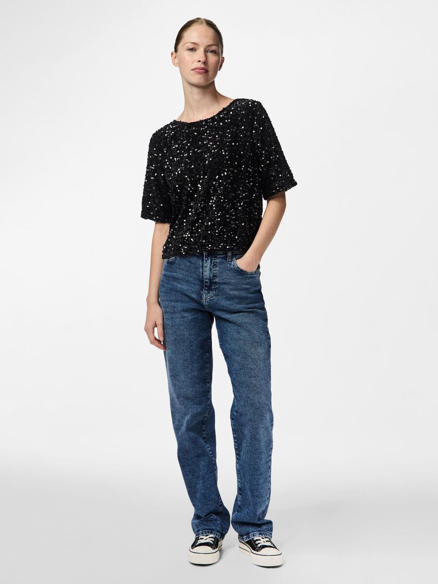Product carousel image - PCKAM T-SHIRT, Black | 1