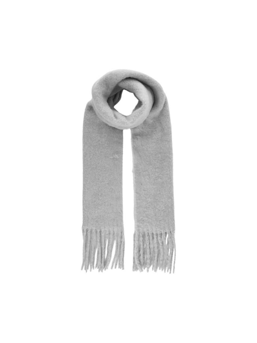 Pieces BUFANDA TIPO MANTA, Light Grey Melange, highres - 17098548_LightGreyMelange_001.jpg