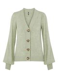 Pieces LONG SLEEVED KNITTED CARDIGAN, Desert Sage, highres - 17115024_DesertSage_001.jpg