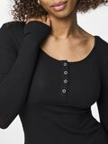 Pieces T-SHIRT  Z DŁUGIM RĘKAWEM, Black, highres - 17101437_Black_006.jpg