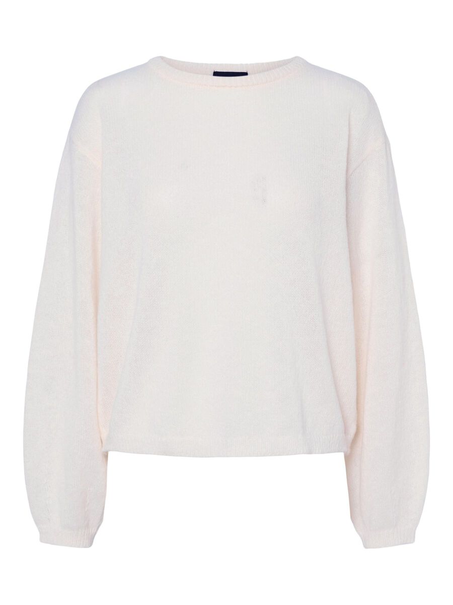 Pieces PCIDA KNITTED PULLOVER, Cloud Dancer, highres - 17157588_CloudDancer_001.jpg