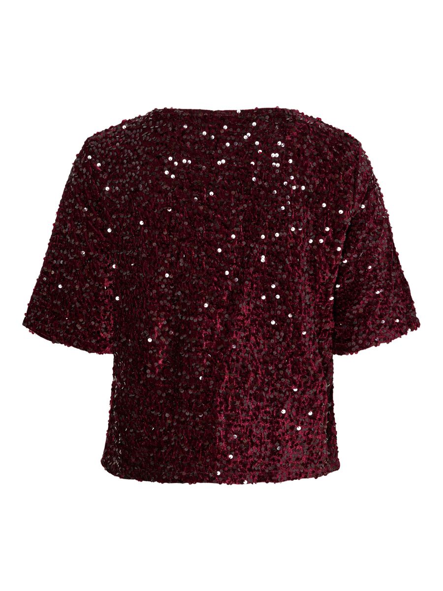 Carousel image - PCKAM T-SHIRT, Tawny Port | 2