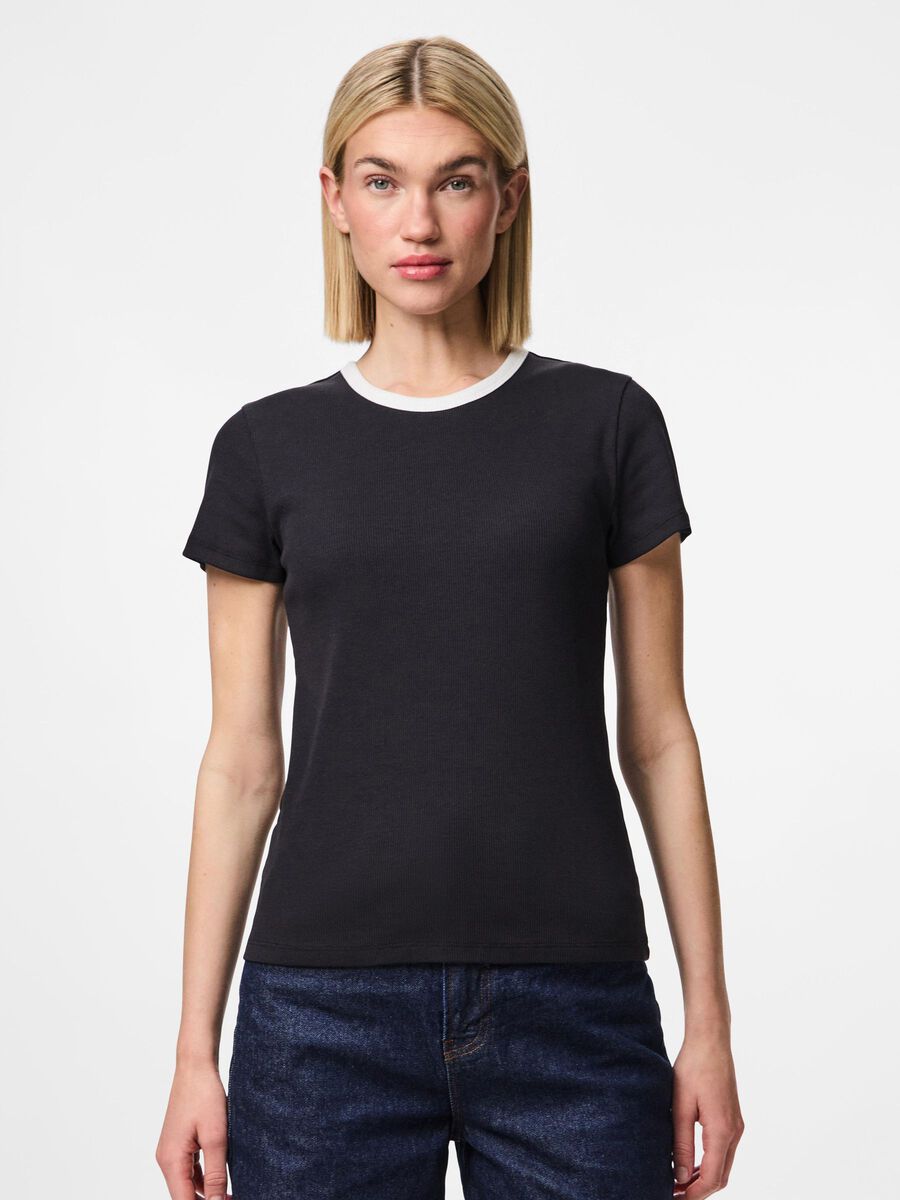 Pieces PCMAY GERIBD T-SHIRT, Black, highres - 17154483_Black_1152753_003.jpg