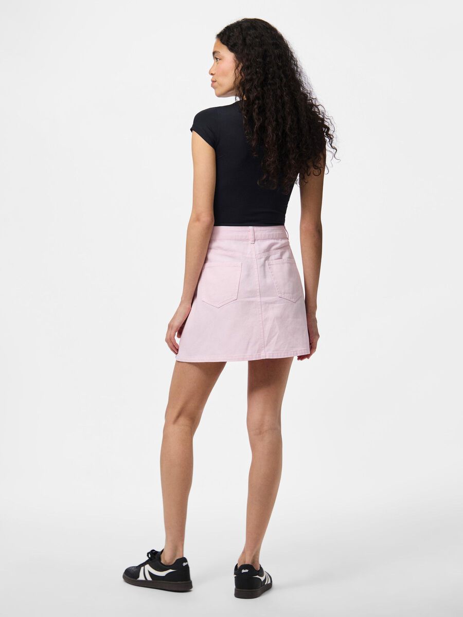Pieces PCFLORA  FALDA MINI, Pink-A-Boo, highres - 17159134_PinkABoo_004.jpg