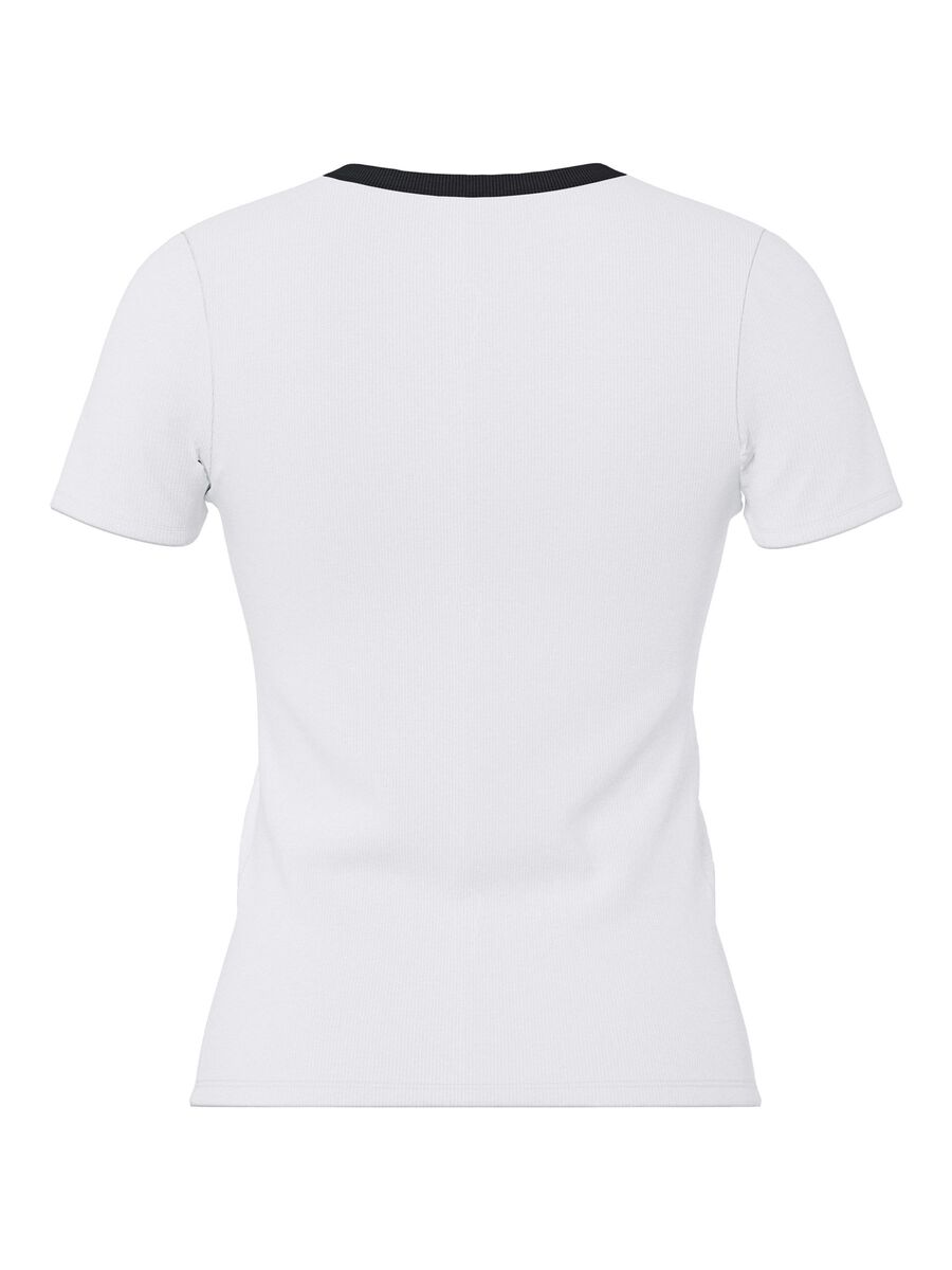 Pieces PCMAY GERIPPTES T-SHIRT, Bright White, highres - 17154483_BrightWhite_1152754_002.jpg