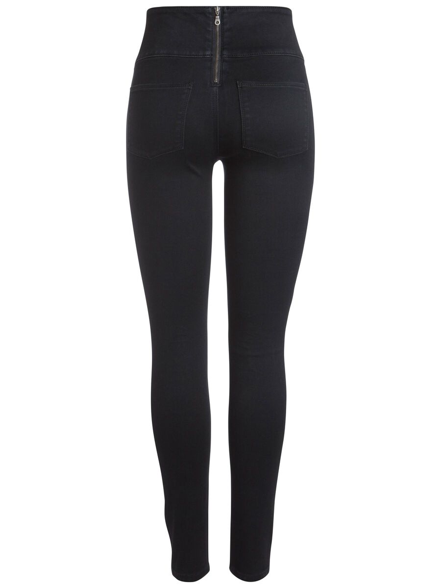 HIGH WAIST SKINNY (Black) | Pieces®