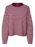 Product image thumbnail 6 PCJASSY STRIPE KNITTED PULLOVER, Raspberry Radiance