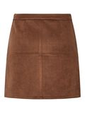 Product image thumbnail - PCRAKEL BRUSHED HW MINI SKIRT, Downtown Brown | 7
