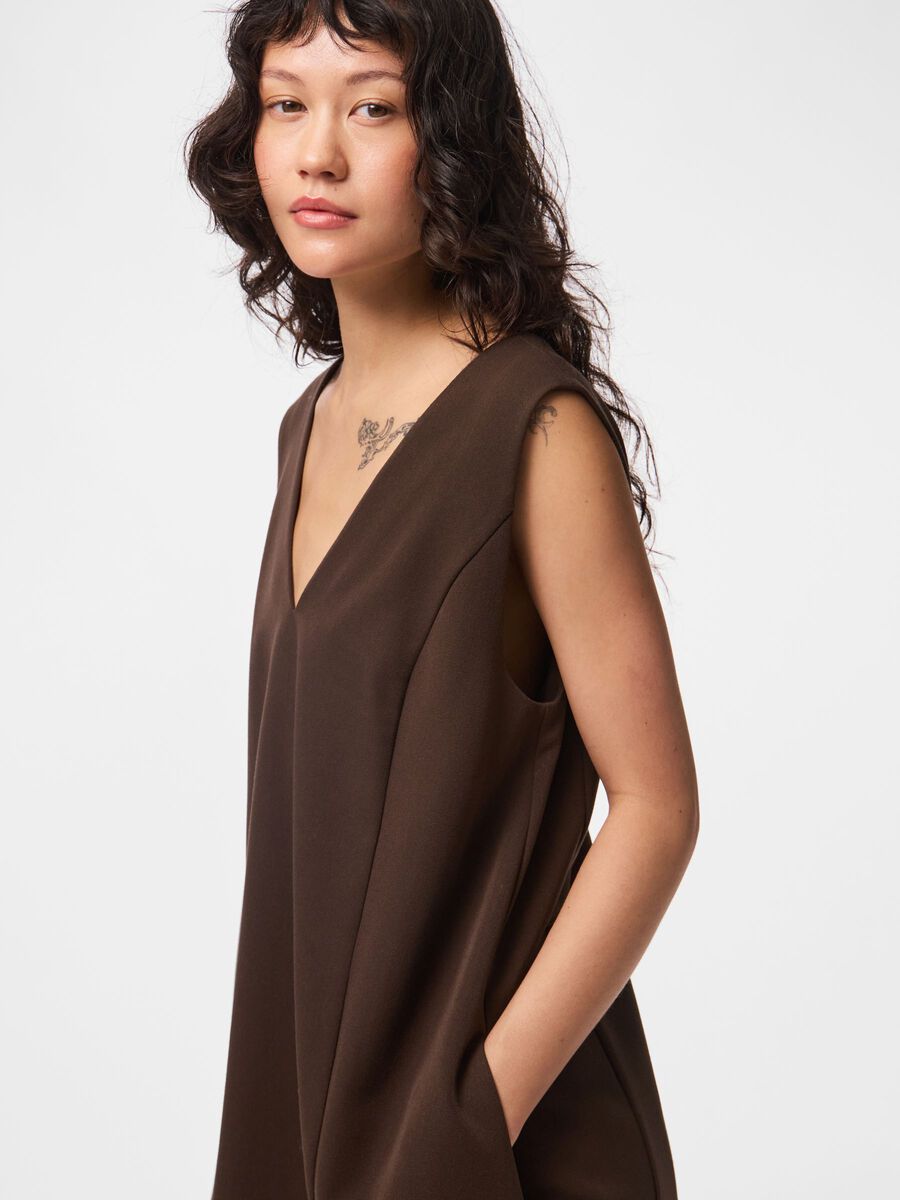 Carousel image 4 PCKAMIL  SPENCER DRESS, Hot Fudge