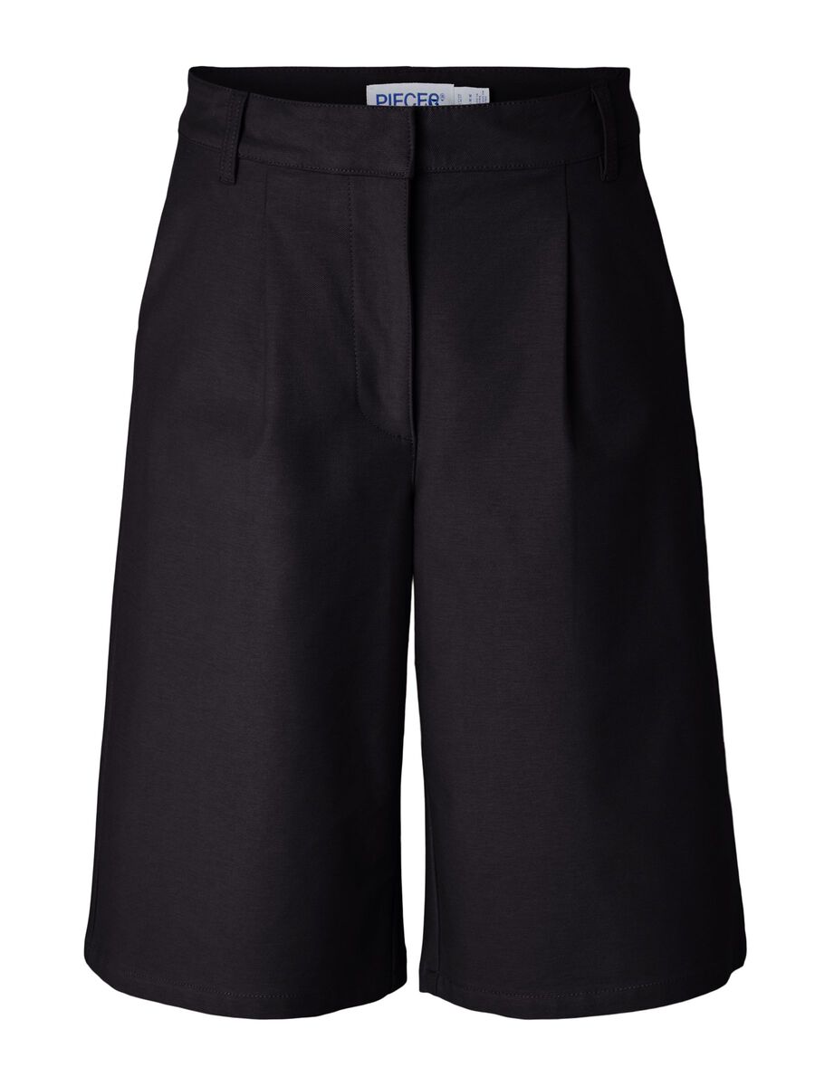 Carousel image - PCRIKKE HW BERMUDA SHORTS, Black | 7