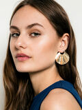 Pieces SHELL EARRINGS, Gold Colour, highres - 17084802_GoldColour_003.jpg