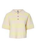 Pieces PCJASSY STRIKKET POLOSHIRT, French Vanilla, highres - 17161986_FrenchVanilla_1229345_001.jpg