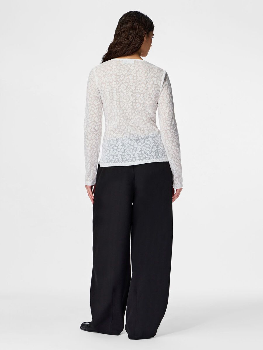 Product carousel image - PCBAISY CARDIGAN, Cloud Dancer | 2