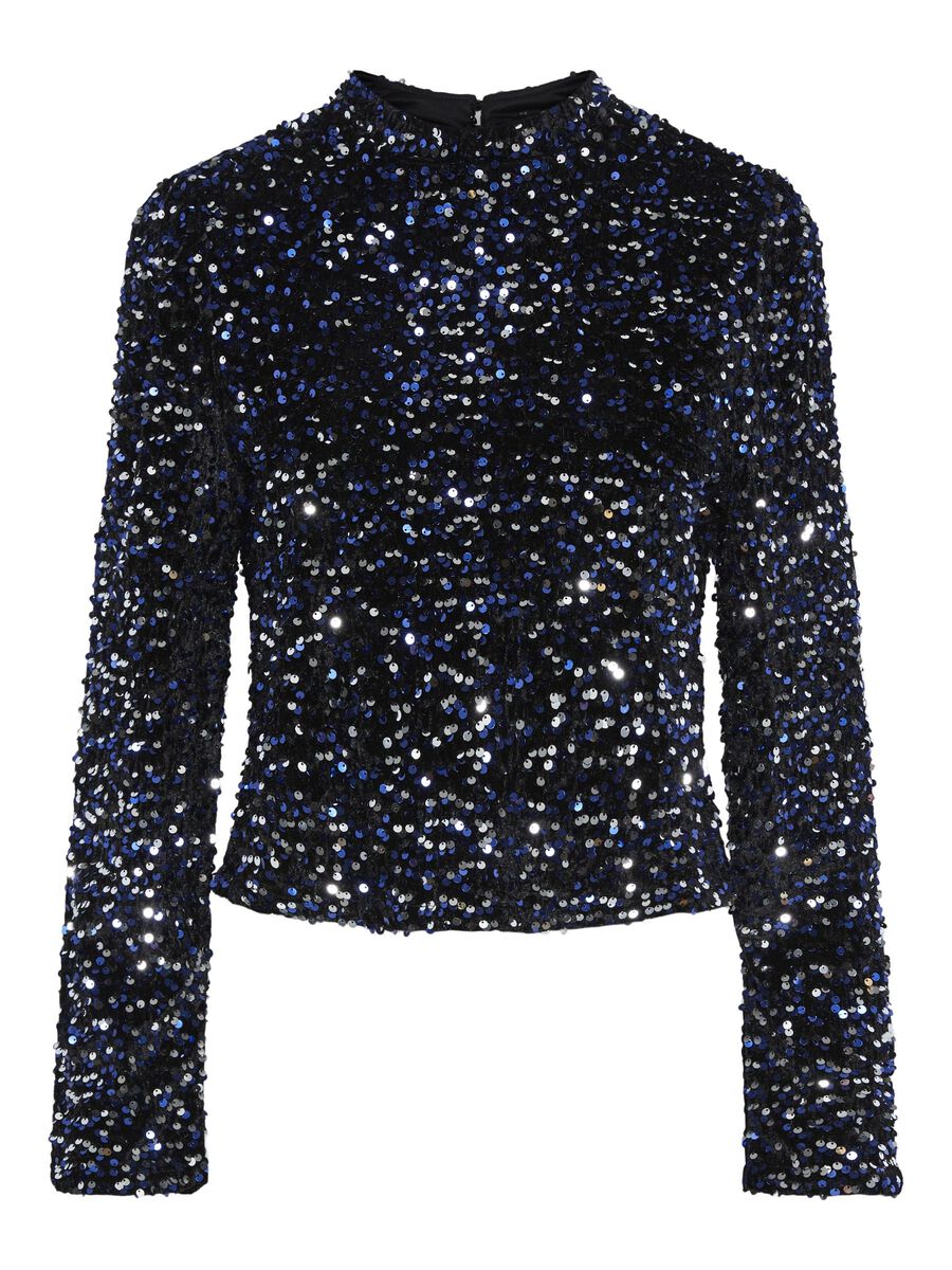 Pieces PCKAM SEQUINS TOP, Black, highres - 17119229_Black_1146684_001.jpg