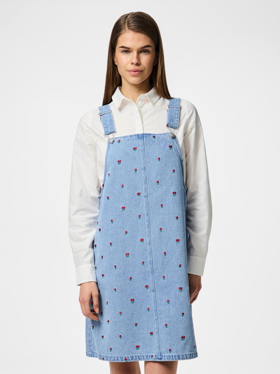 Pieces PCFREIA DENIM SPENCER DRESS, Light Blue Denim, highres - 17161256_LightBlueDenim_1242006_003.jpg