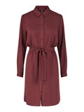 Pieces PCCAMMIE SHIRT DRESS, Red Mahogany, highres - 17119000_RedMahogany_001.jpg