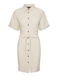 Pieces VESTITO CAMICIA, Oatmeal, highres - 17132920_Oatmeal_001.jpg