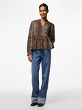 Pieces PCJEO BLUSE MED V-HALS, Black, highres - 17159617_Black_1208329_005.jpg