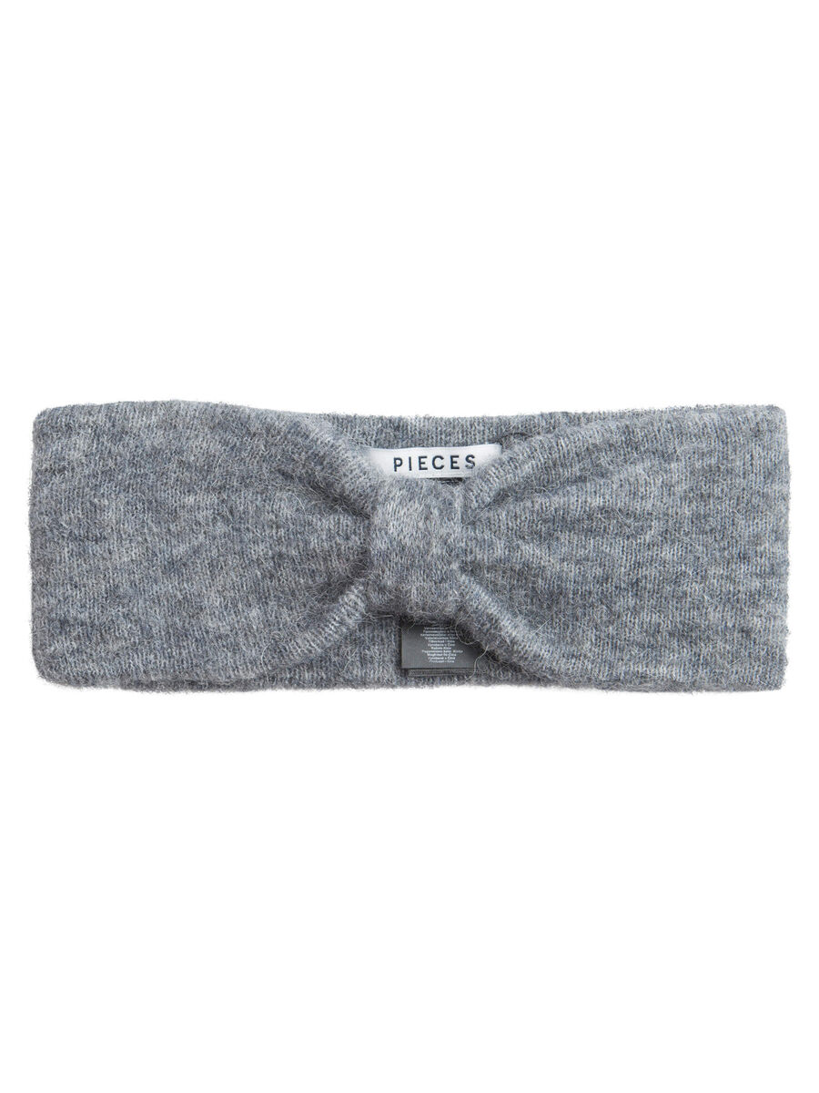 Pieces WOOL HEADBAND, Medium Grey Melange, highres - 17083201_MediumGreyMelange_005.jpg