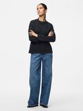 Product image thumbnail - PCSADIE LONG SLEEVED TOP, Black | 3