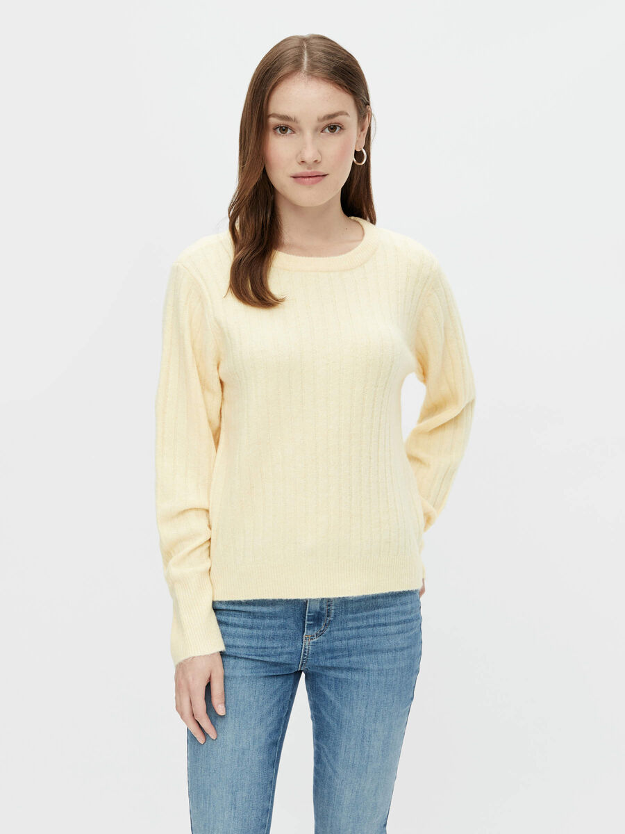 Pieces PULLOVER A MAGLIA, Yellow Pear, highres - 17120097_YellowPear_003.jpg