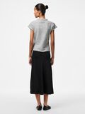 Pieces PCFAMILLA MOCK KNITTED TOP, Medium Grey Melange, highres - 17161140_MediumGreyMelange_004.jpg