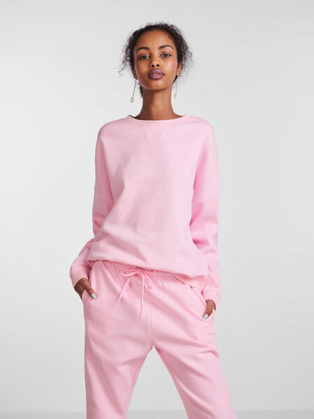 Pieces MANCHES LONGUES SWEAT-SHIRT, Pink Lady, highres - 17115084_PinkLady_003.jpg