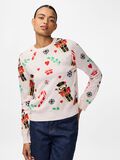 Product image thumbnail - PCJOLLY - NOËL PULL DE NOËL, Peach Blush | 1