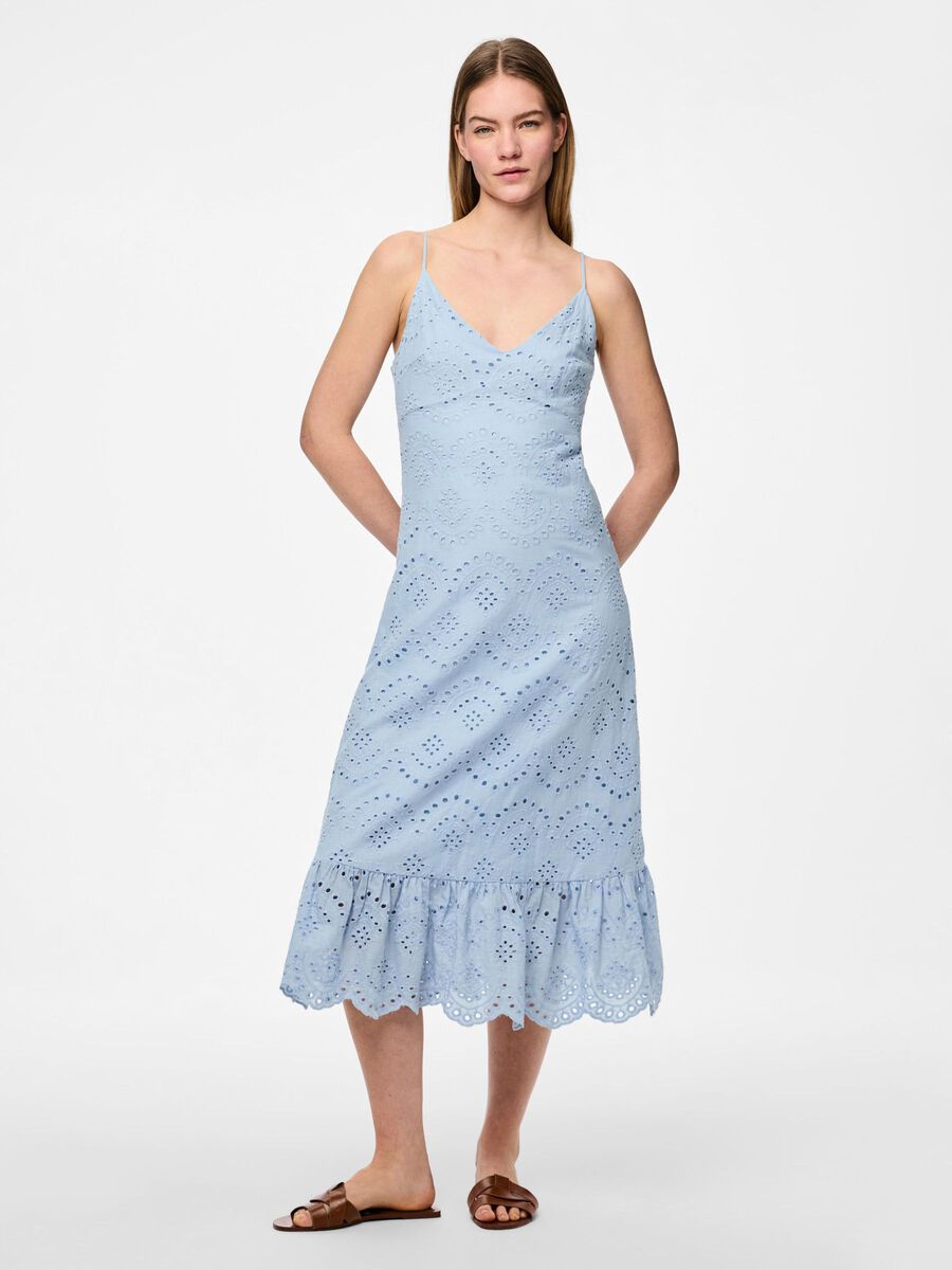 Pieces PCVILDE SLEEVELESS DRESS, Cashmere Blue, highres - 17156565_CashmereBlue_003.jpg