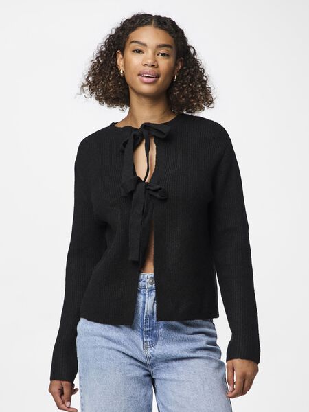 Pieces PCSILLY BAND STRICKJACKE, Black, highres - 17150235_Black_003.jpg