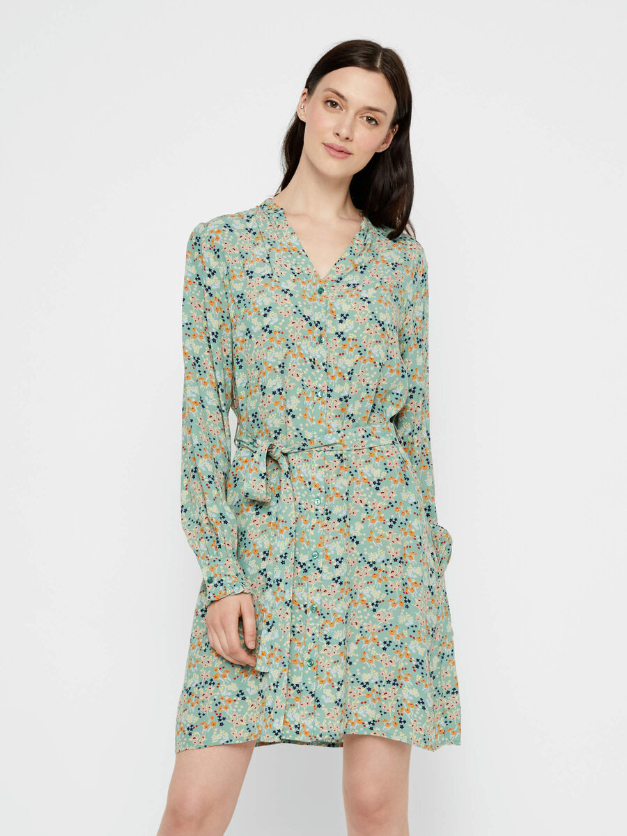 Pieces PCMAJA SHIRT DRESS, Feldspar, highres - 17110130_Feldspar_814156_003.jpg