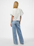 Pieces PCGRETCHEN BLUSE MIT KURZEN ÄRMELN, Cloud Dancer, highres - 17163266_CloudDancer_004.jpg
