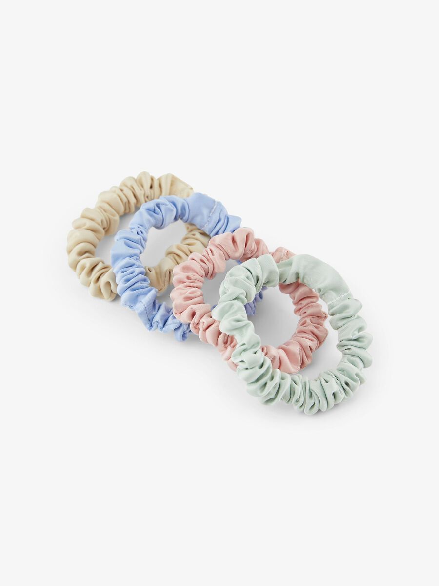 Pieces 4-PACK HAIR ELASTIC, Ambrosia, highres - 17113431_Ambrosia_847138_001.jpg