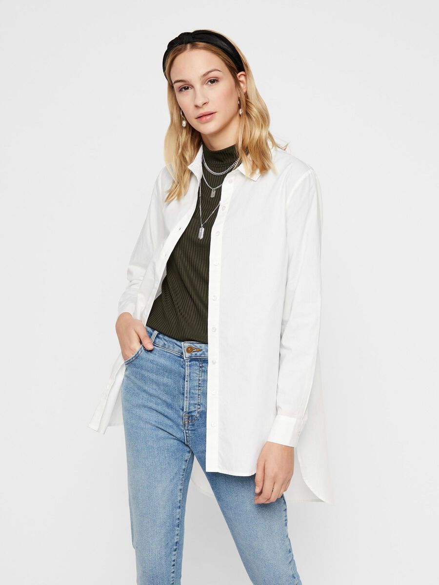 Pieces PCSIVA SHIRT, Bright White, highres - 17105380_BrightWhite_003.jpg