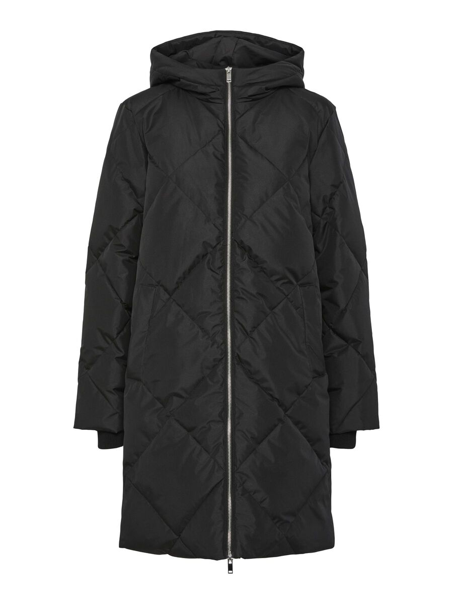 Pieces PCNOVELLA LANGER DAUNENJACKE, Black, highres - 17152159_Black_001.jpg