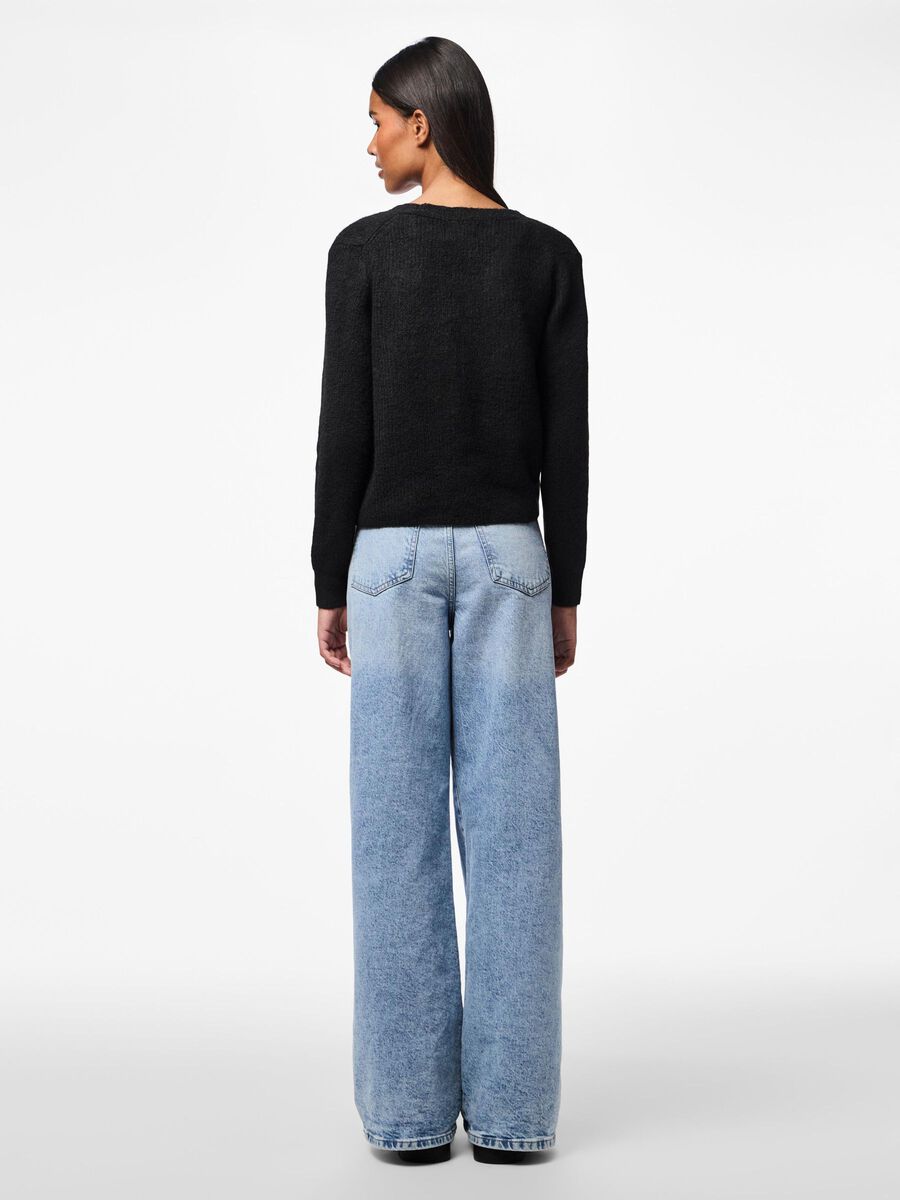 Pieces PCELLEN CARDIGAN, Black, highres - 17114250_Black_004.jpg