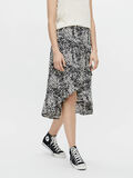 Product image thumbnail - MED TRYCK MIDIKJOL, Black | 1