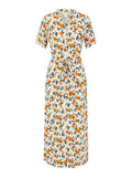 Pieces PRINTED TIE DETAIL MAXI DRESS, Bright White, highres - 17109920_BrightWhite_884495_001.jpg