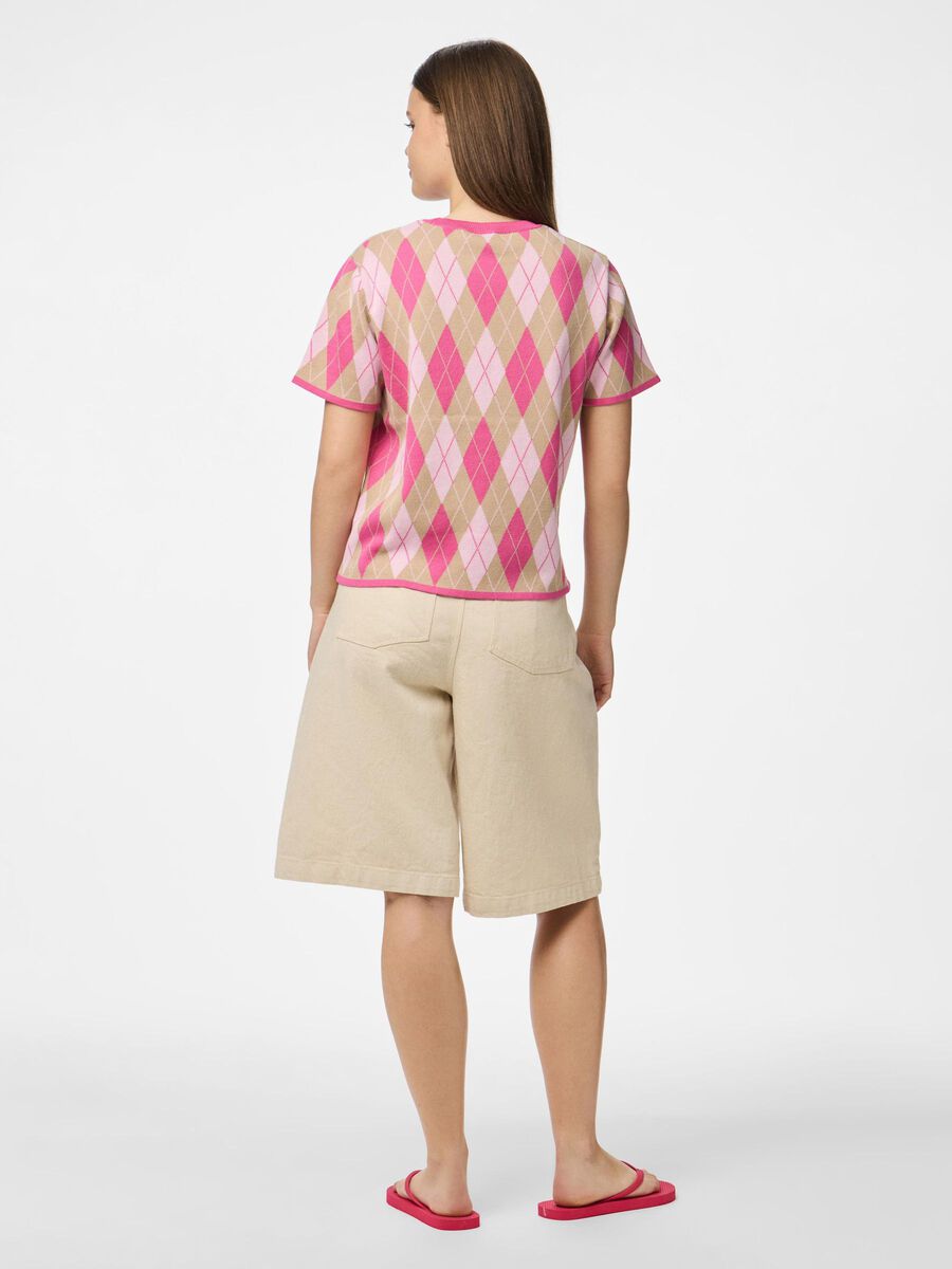 Pieces PCFARLEY - ARLEQUIN TOP EN MAILLE, Pink Tulle, highres - 17163576_PinkTulle_1248825_004.jpg