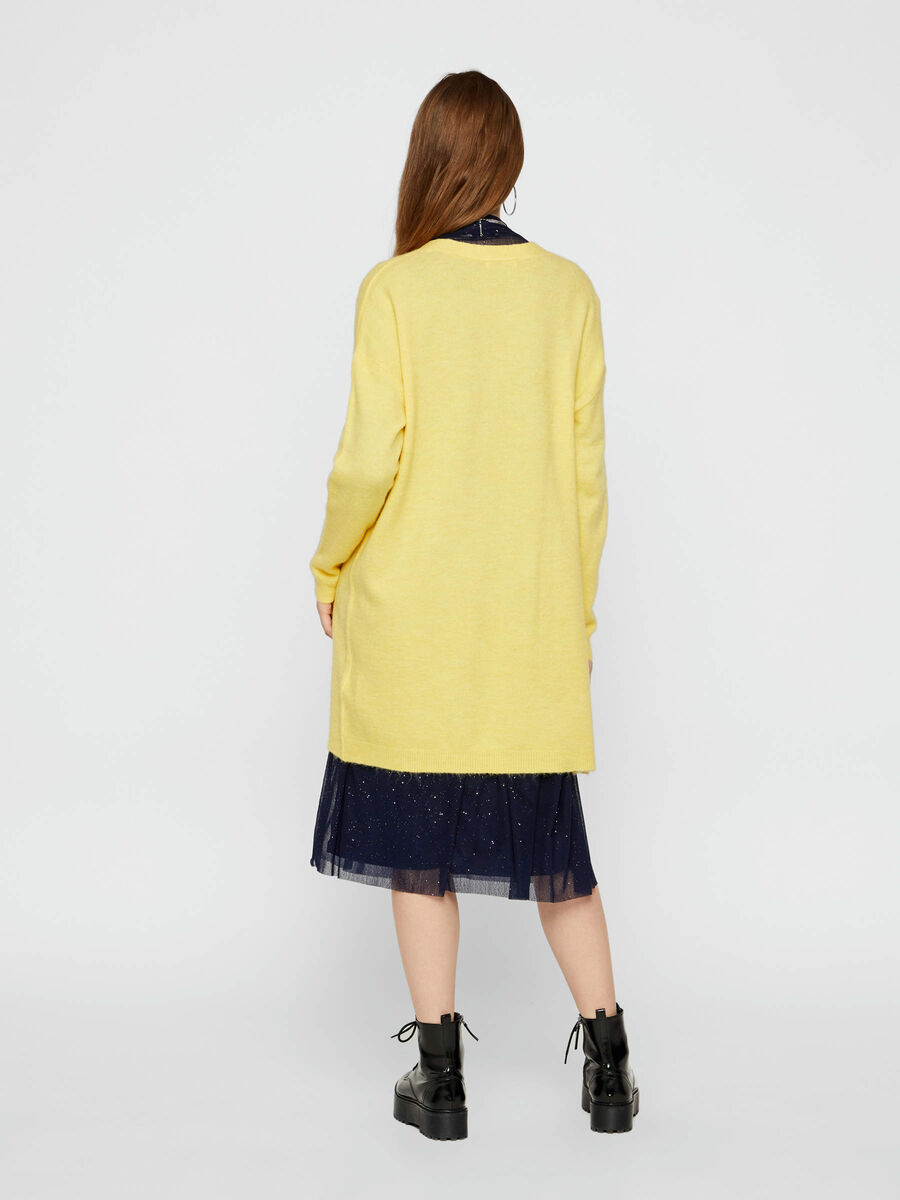 Pieces VORN OFFENE STRICKJACKE, Lemon Drop, highres - 17101859_LemonDrop_004.jpg