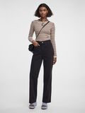 Pieces PCAMA HW JEANS MIT WEITEM BEIN, Black Denim, highres - 17141247_BlackDenim_005.jpg