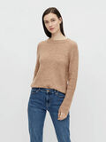 Pieces GERIPPTES PULLOVER, Natural, highres - 17098262_Natural_003.jpg