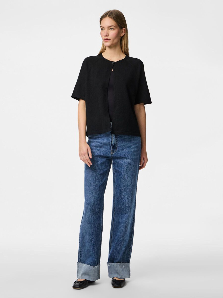 Carousel image - PCBREE  KNITTED CARDIGAN, Black | 3