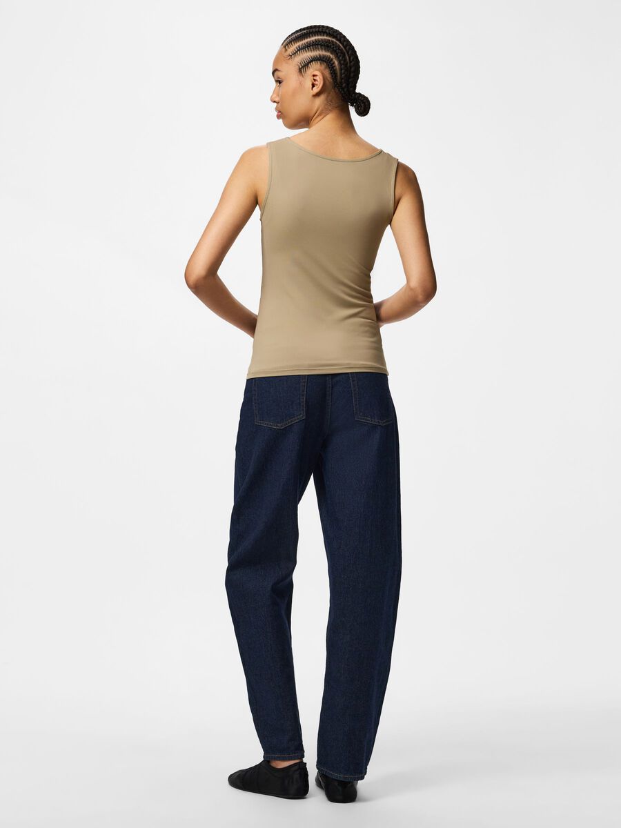 Product carousel image - PCLULA REVERSIBLE TOP, Greige | 2